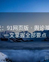 独家曝光：91网页版 · 舆论漩涡解构 · 一文掌握全部要点